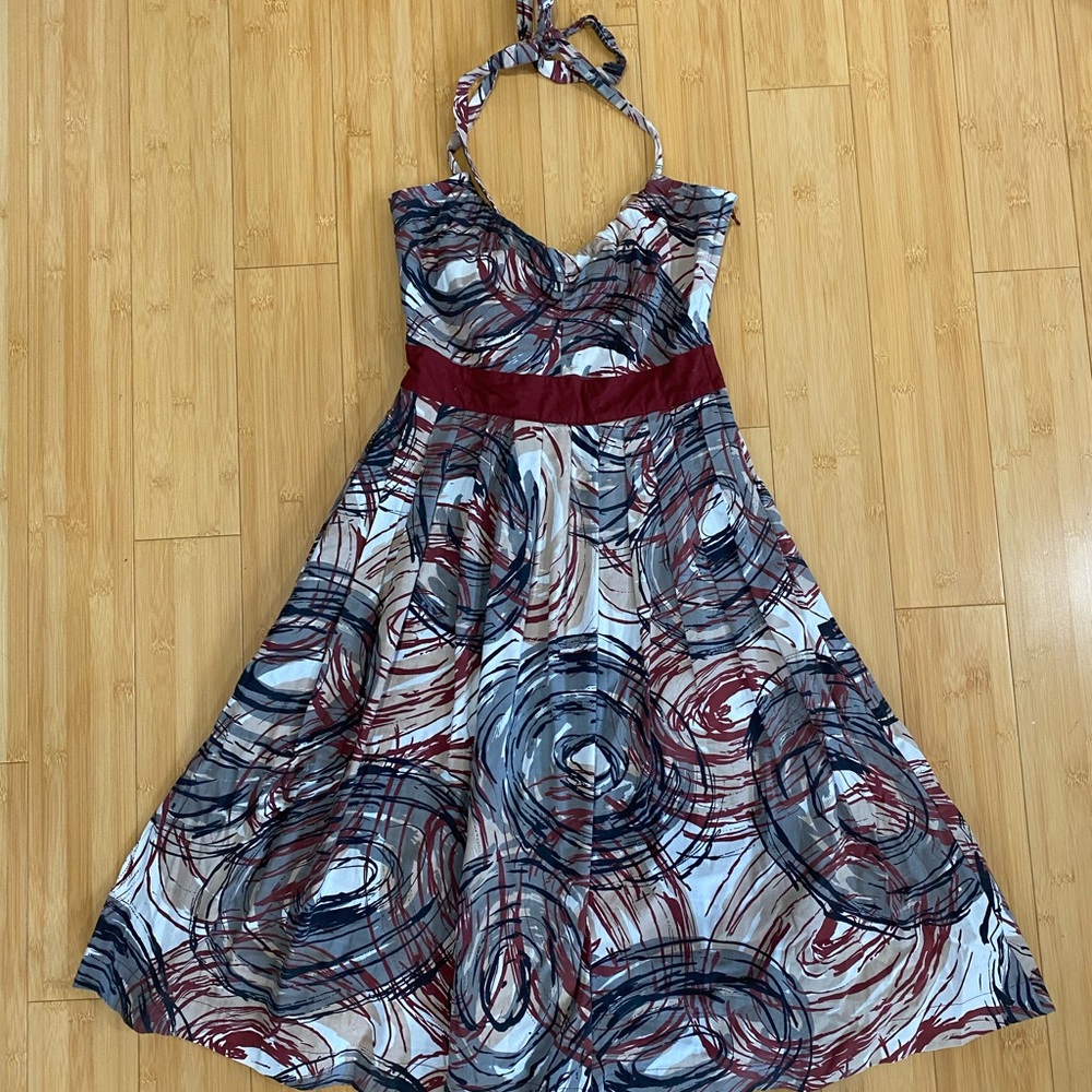 Anthropologie halter dress size 0